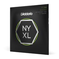 D'Addario NYXL1156 Nickel Plated Electric Guitar Strings,Medium Top/Extra-Heavy Bottom,11-56 - High Carbon Steel Alloy for Unprecedented Strength - Ideal Combination of Playability and Electric Tone