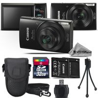 Canon PowerShot G9 X Digital Camera (Black) + Backup Battery + 16GB Class 10 Memory Card + Card Reader + Tripod + Case + Deluxe Cleaning Kit - International Version