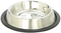 Maslow Stainless Steel Non-Skid/Non-Tip Pet Bowl with Ridges, 1-Cup