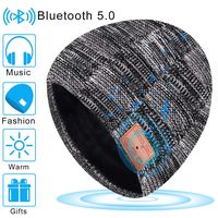 Bluetooth Beanie Hat,Gifts for Boys Girls V5.0 Winter Warm Washable Unisex Knit Cap Unique Valentines Day Presents Teen Boys Girls Running Skiing
