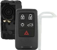 Discount Keyless Remote Entry Uncut Car Key Fob Replacement Case Shell Button Pad For XC70 KR55WK49264