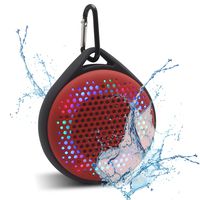 Magnavox Outdoor/Shower Waterproof Speaker with Color Changing Lights and Bluetooth Wireless Technology MMA3623