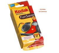 Kodak Fun Saver with Flash and ISO 400 27 Exposures, (10 Pack)