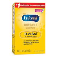 Enfamil D-Vi-Sol Vitamin D Supplement Drops for Infants 50 mL Dropper Bottle, Di-Vi-Sol