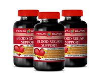 Heart Support Supplement - Blood Sugar Support - All Natural Formula - Cardiovascular Health - Alpha lipoic Acid Capsules - 3 Bottles 180 Capsules