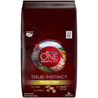 Purina ONE Grain Free, Natural, High Protein Dry Dog Food, SmartBlend True Instinct Real Chicken - 25 lb. Bag