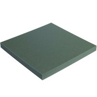 BOX USA FSC24242 Soft Foam Sheets, 2" x 24", Charcoal (Pack of 6)