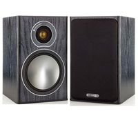 MONITOR AUDIO Bronze Series 1 2 Way Bookshelf Speakers - Black Oak