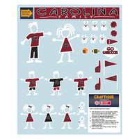 Craftique South Carolina Decal (USC Family Decal Color (8.5x11), 8.5x11)