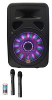 Mr. Dj PPBAT3500 15" 3500W Speaker with Built-in Bluetooth, Rechargeable Battery, FM Radio, EQ, USB and SD