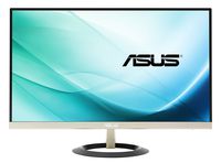 ASUS Frameless Gold 21.5" 5ms (GTG) HDMI Widescreen LCD/LED Monitor IPS 80,000,000:1 , Ultra-Slim Design, Built-in Speakers, with HDMI and D-sub Model VZ229H