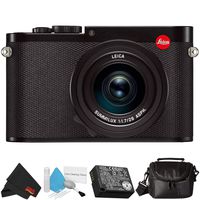 Leica Q (Typ 116) 24.2 MP Digital Camera (Black) 19000 Bundle with Carrying Case