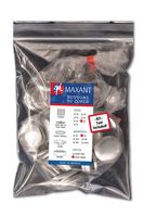 50 Buttons to Cover - Made in USA - Self Cover Buttons with Flat Backs Size 60 with Tool