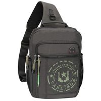 Vanlison Sling Bag Laptop Backpack Cross Body Messenger Bag Shoulder Backpack Travel Large Black