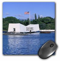 3dRose LLC 8 x 8 x 0.25 Inches Wii Arizona Memorial Pearl Harbor Hawaii Douglas Peebles Mouse Pad (mp_89547_1)