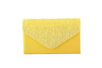 Nodykka Women Evening Envelope Rhinestone Frosted Handbag Party Bridal Clutch Purse Shoulder Cross Body Bag