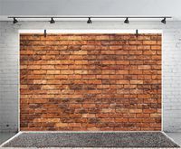 Leyiyi Vintage Red Brick Wall 8x6ft Photography Background Grunge Rustic Wall Graffiti Birthday Party Old Dirty Street Baby Shower Countryside Style Portraits kids adults Studio Props
