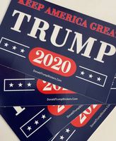 Trump 2020 Stickers.Keep America Great .Vinyl Decals .10 Pack