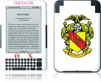 Skinit Kindle Skin (Fits Kindle Keyboard), Theta Chi