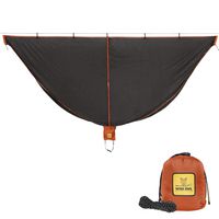 Hammock Bug Net - SnugNet by Wise Owl Outfitters - The Perfect Mesh Netting Keeps No-See-Ums, Mosquitos and Insects Out - Black and Orange