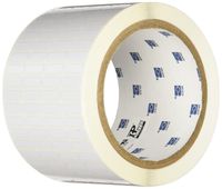 Brady THT-14-718-10 B-718 High-Temperature ESD Industrial Polyimide Barcode Label, Gloss, 0.200" H x 0.650" W, White, 4 Quantity per Row, 10000/Roll (Pack of 10000)
