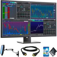 Dell P4317Q 42.5" 16:9 4K IPS Monitor (3840 x 2160 Resolution) with LX Wall Mount LCD Arm