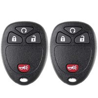 ECCPP Replacement fit for Keyless Entry Remote Fob Chevy GMC Saturn Pontiac Torrent Cadillac Escalade Buick Enclave Suzuki XL-7 Series OUC60270 OUC60221 M3N5WY8109 (Pack of 2)
