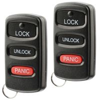 Car Key Fob Keyless Entry Remote fits Mitsubishi Outlander, Endeavor, Eclipse (OUCG8D-525M-A, G8D-525M-A), Set of 2