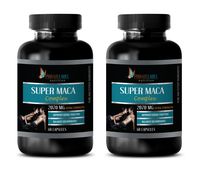 Men Sexual Health Vitamin - Super MACA Complex - Improves Sexual Function - Horny Goat Weed Extra Strength - 2 Bottles 120 Capsules