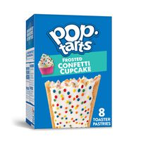 Pop-Tarts, Breakfast Toaster Pastries, Frosted Confetti Cupcake, Proudly Baked in the USA, 13.5oz Box (1 Pack 8 Count)
