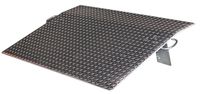 Vestil EH-3630 Aluminum Economizer Dock Plate, 30" Length, 36" Usable Width, 1/2" Plate Thickness, 5,100-lb. Capacity
