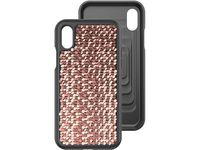 Body Glove Shimmer Reversible Sequins Phone Case for iPhone X - Black/Rose Gold