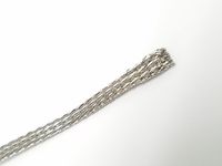 3/16" Stainless Steel Braided Sleeving (304SS) - Length: 10 Feet 3/16"