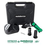 Metabo HPT Cordless Screwdriver Kit, 3.6V, Lithium Ion Batteries - 2, Dual Position Handle, LED Light, 21 Clutch Settings, Lifetime Tool Warranty (DB3DL2)
