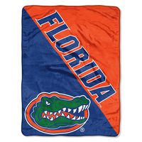The Northwest Company Officially Licensed NCAA Florida Gators Halftone Micro Raschel Throw Blanket, 46" x 60", Multi Color