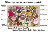 raajsee Japanese Rose Incense Sticks 100 Gm Pack-100% Pure Organic Natural- Hand Rolled Free from Chemicals -Perfect for Church Aromatherapy,Stress Relief, Meditation,Healing, Reiki, Relaxation 100gm