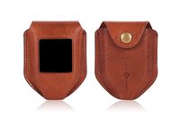 CryptoHWwallet Leather case for Trezor Model T Hardware wallet CaseOnly(Brown)