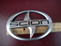 OEM TOYOTA SCION TC XB XD REAR HATCH EMBLEM 75441-12A20 LOGO BADGE SYMBOL DECAL