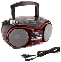 Supersonic SC-504 RED Portable Audio System MP3/CD Player/Radio/USB/AUX
