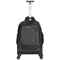 Kenneth Cole Reaction 17" Polyester Dual Compartment 4-Wheel Laptop Backpack, Pindot Charcoal