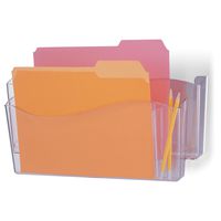 Officemate Unbreakable Wall File, 4-in-1, Clear (21664)