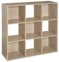 ClosetMaid 4177 Cubeicals Organizer, 9-Cube, Birch