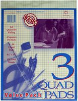 Norcom Gum Top Pad, 8.5 x 11 Inches, 50 Sheets, White (3-Pack) (78814-8)