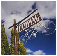 3dRose LLC 8 x 8 x 0.25 Argentina Rio Negro El Foyel Camping Sign Walter Bibikow Mouse Pad (mp_85515_1)