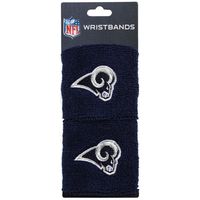 Franklin Sports Los Angeles Rams NFL Wristbands - Youth NFL Team Logo Wristbands - Great for Costumes and Uniforms - Pair of Wristbands
