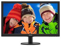 Philips 273V5LHSB 27" Monitor, Full HD 1920x1080, 1ms, VESA, 4Yr Advance Replacement Warranty
