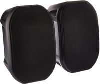 Monoprice 113613 4" Weatherproof 2-Way Speaker with Wall Mount Bracket (Black)