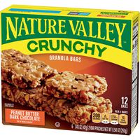 Nature Valley Peanut Butter Dark Chocolate Crunchy Granola Bars, 8.94 Ounce