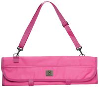 Mercer Culinary 7-Pocket Knife Roll Storage Bag, One Size, Pink