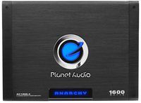 Planet Audio AC1600.4 4 Channel Car Amplifier - 1600 Watts, Full Range, Class A/B, 2-4 Ohm Stable, Mosfet Power Supply, Bridgeable